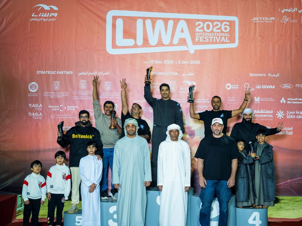 المتسابق الشنيفي يتصدر منافسات "البيرن آوت" بمهرجان ليوا الدولي 