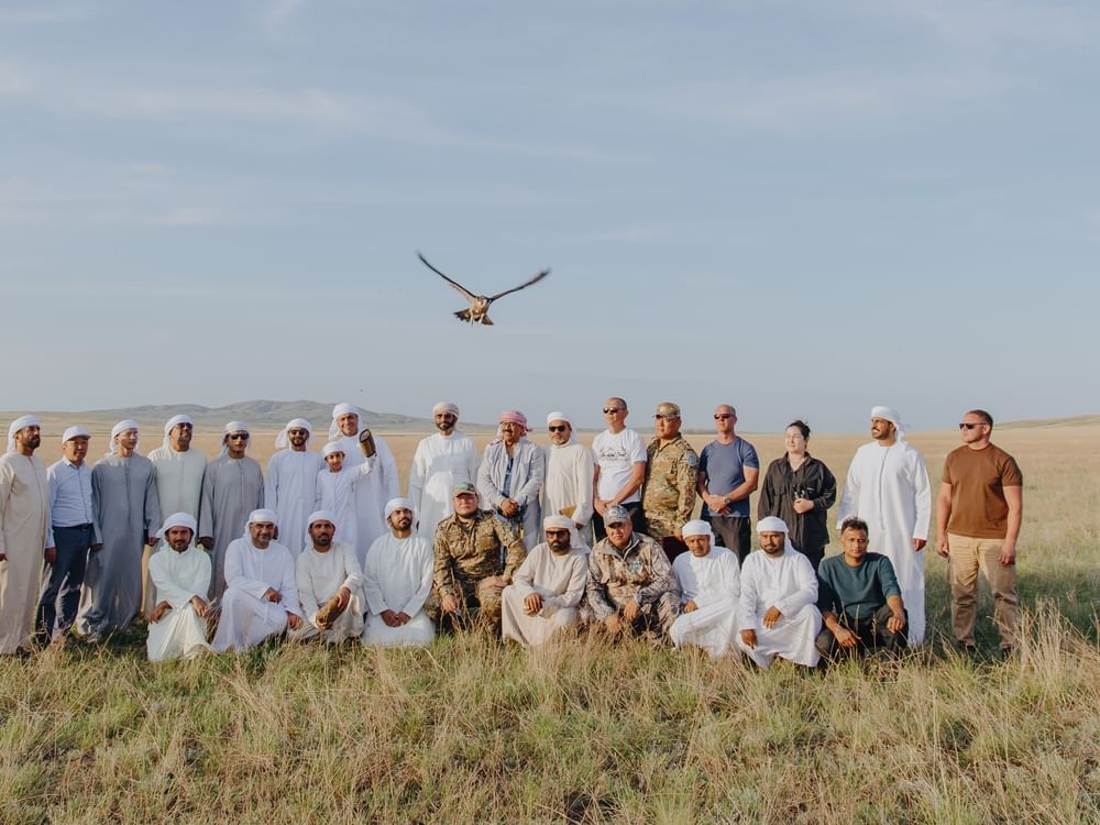 Le Programme Cheikh Zayed de réintroduction des faucons a relâché un total de 2 355 faucons dans la nature./