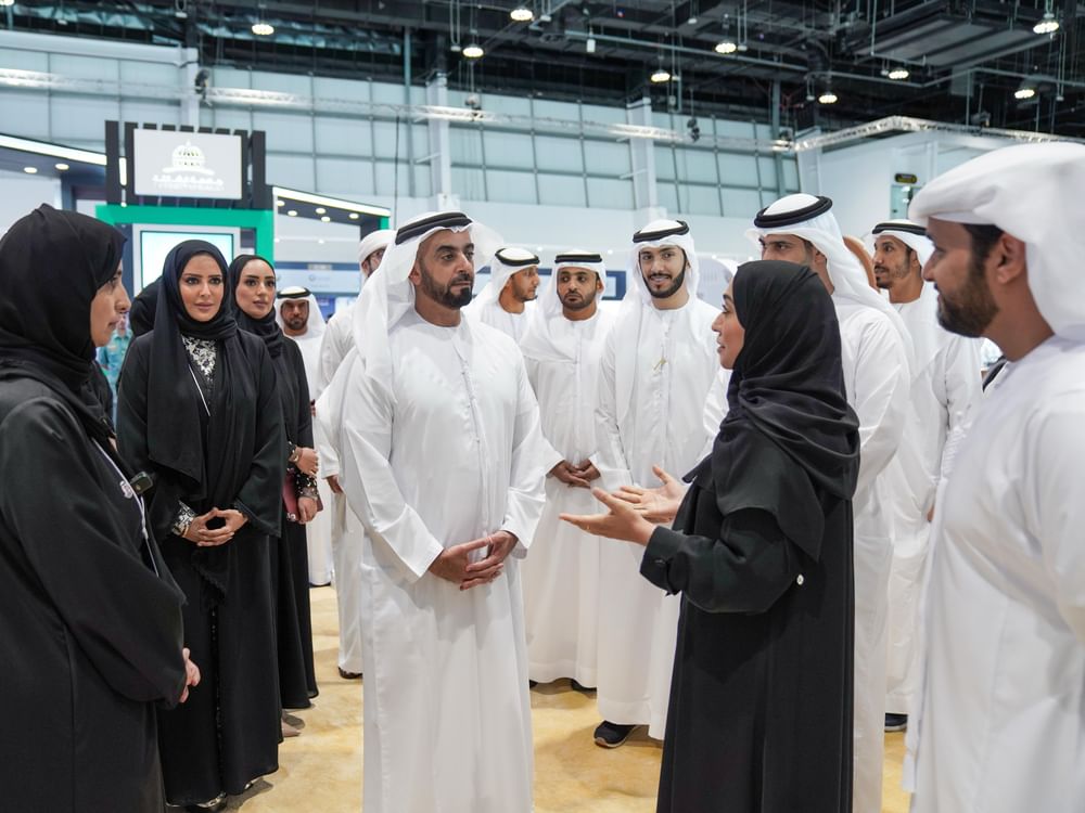 Saif bin Zayed attends Education Interface Exhibition and Conference
