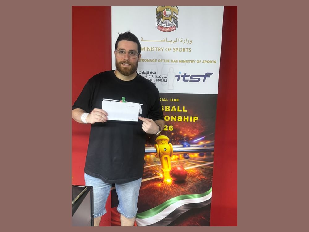 اتحاد الرياضة للجميع يختتم بطولة فردي "الفوسبول" بدبي 