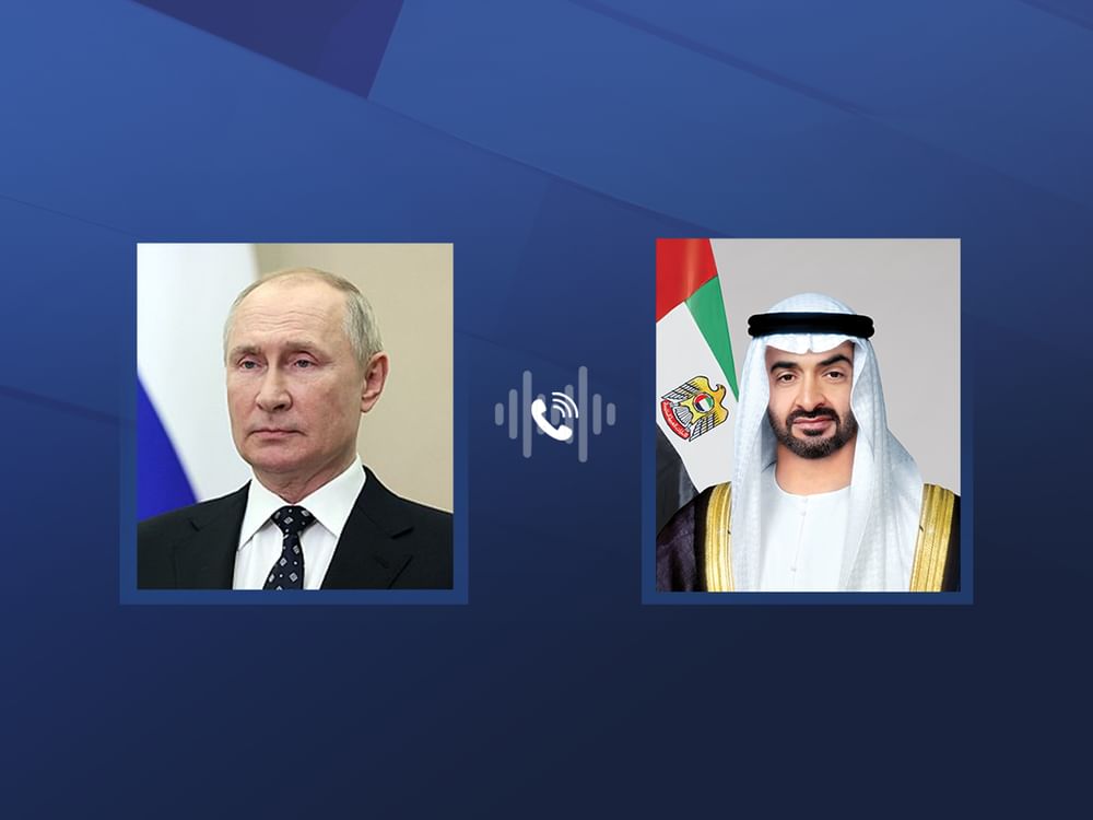 Президент ОАЭ поздравил Владимира Путина с переизбранием на пост президента России