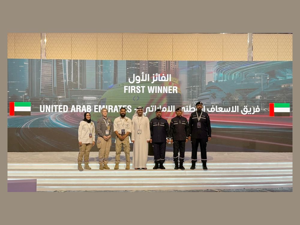 "الإسعاف الوطني" يحصد المركز الأول بالمنافسات المصاحبة لـ"مؤتمرأبوظبي لخدمات الإسعاف"