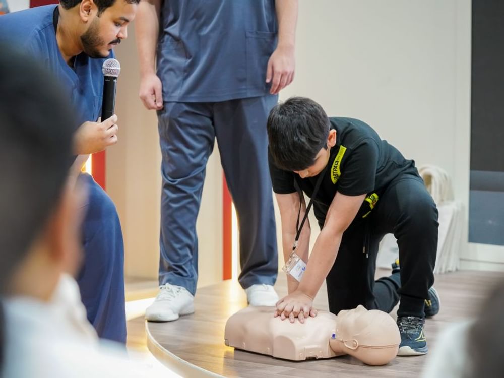 'SSMC' brings health awareness to Sheikh Zayed Summer Festival
