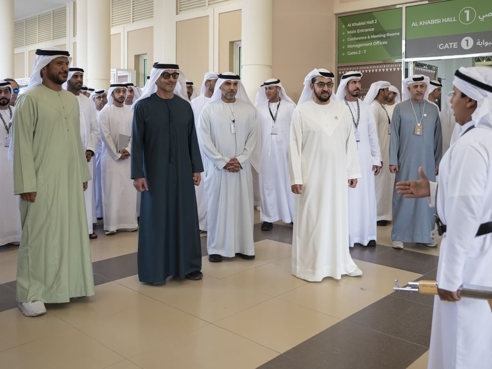 حمدان وهزاع بن زايد يزوران المعرض الدولي للصيد والفروسية – العين في دورته الأولى