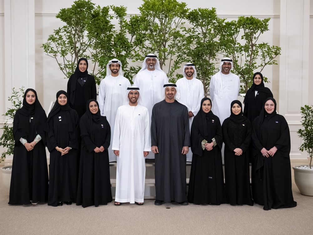 UAE President receives Nafis delegation and award winners