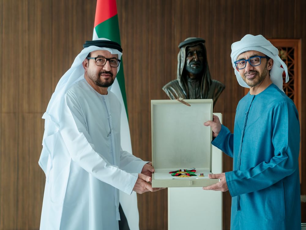 President confers First-Class Order of Zayed II on Saif Mohammed Al Zaabi 