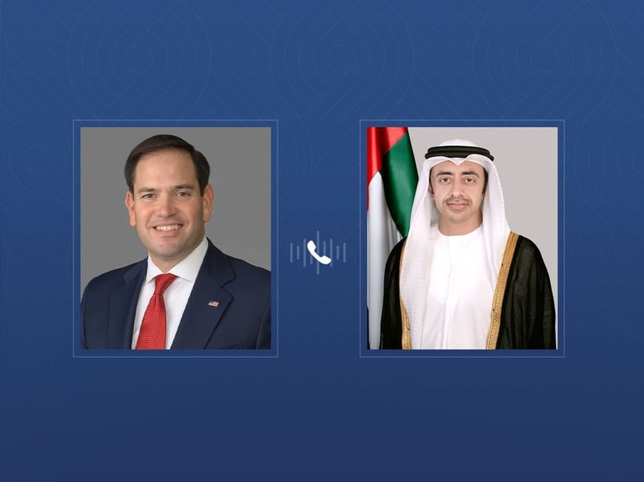 شیخ عبداللہ بن زاید اور امریکی وزیرِ خارجہ کی ٹیلیفونک گفتگو
