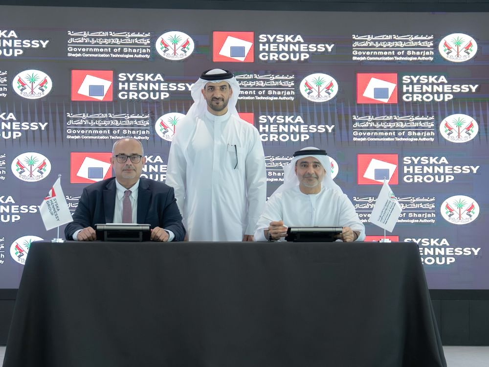 Sultan bin Ahmed witnesses signing agreement of SCTA, Syska Group