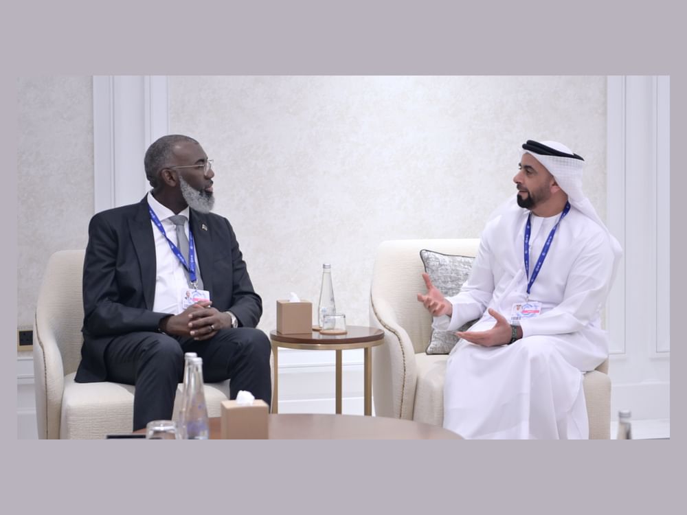 Saif bin Zayed and Prime Minister of the island of Curaçao discuss ways to strengthen cooperation