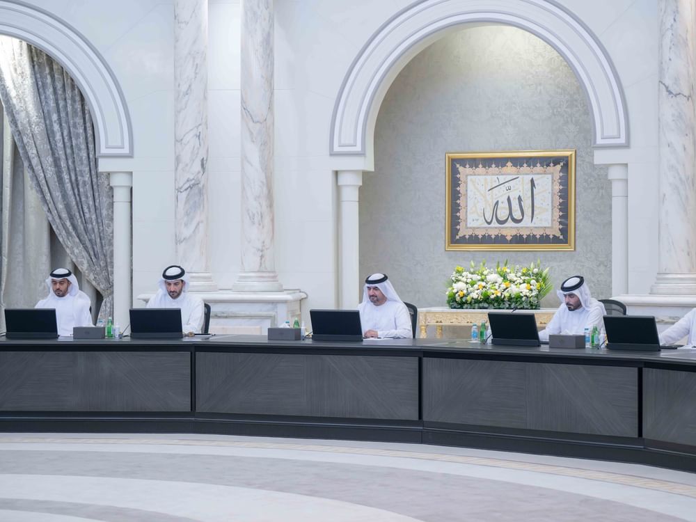 عبدالله بن سالم القاسمي يترأس اجتماع المجلس التنفيذي لإمارة الشارقة