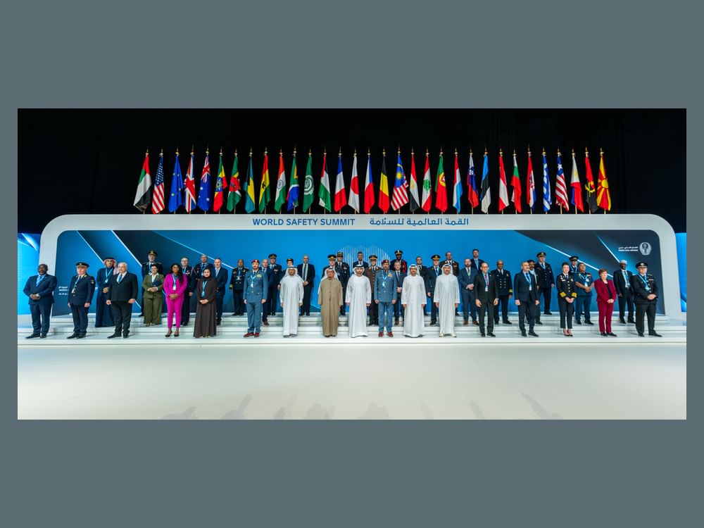 Mansoor bin Mohammed attends World Safety Summit 2026 in Dubai
