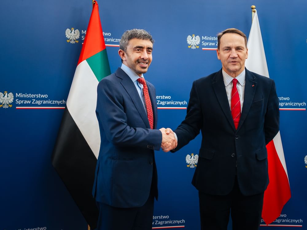 Abdullah bin Zayed meets Poland’s Deputy Prime Minister and Minister of Foreign Affairs