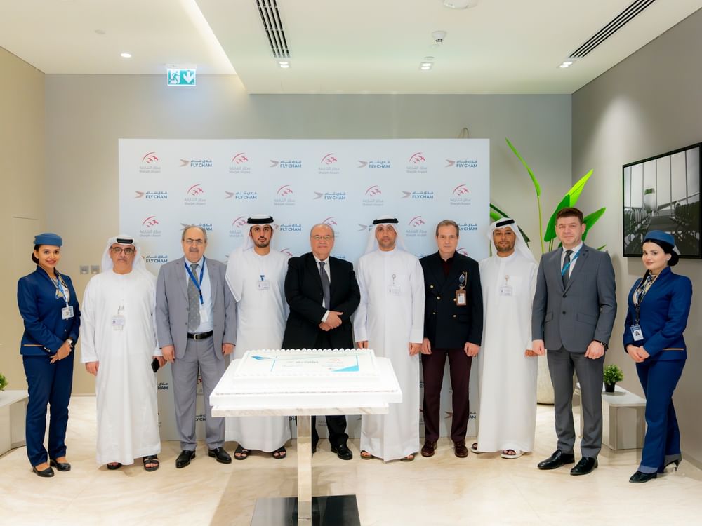 شارجہ ایئرپورٹ پر ’’فلائی چم‘‘ کی پروازوں کا آغاز، شام اور امارات کے درمیان فضائی رابطے مضبوط