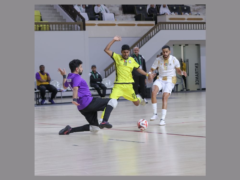 كلباء يفوز  على مليحة في دوري كرة قدم الصالات