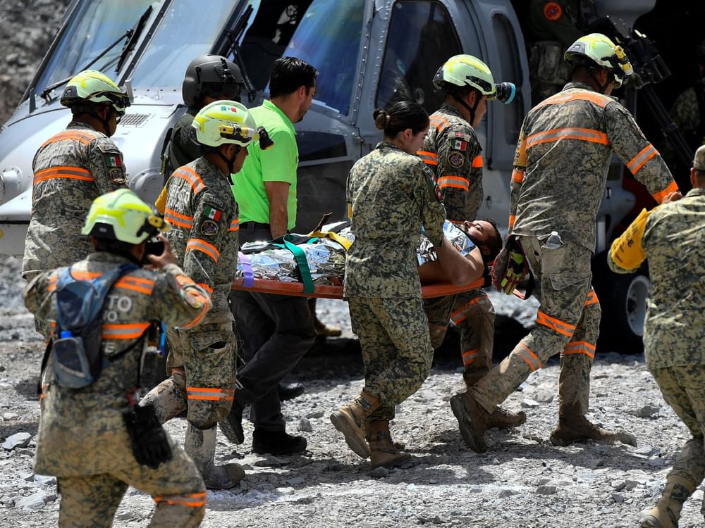 Worker rescued after two weeks trapped in Mexico mine