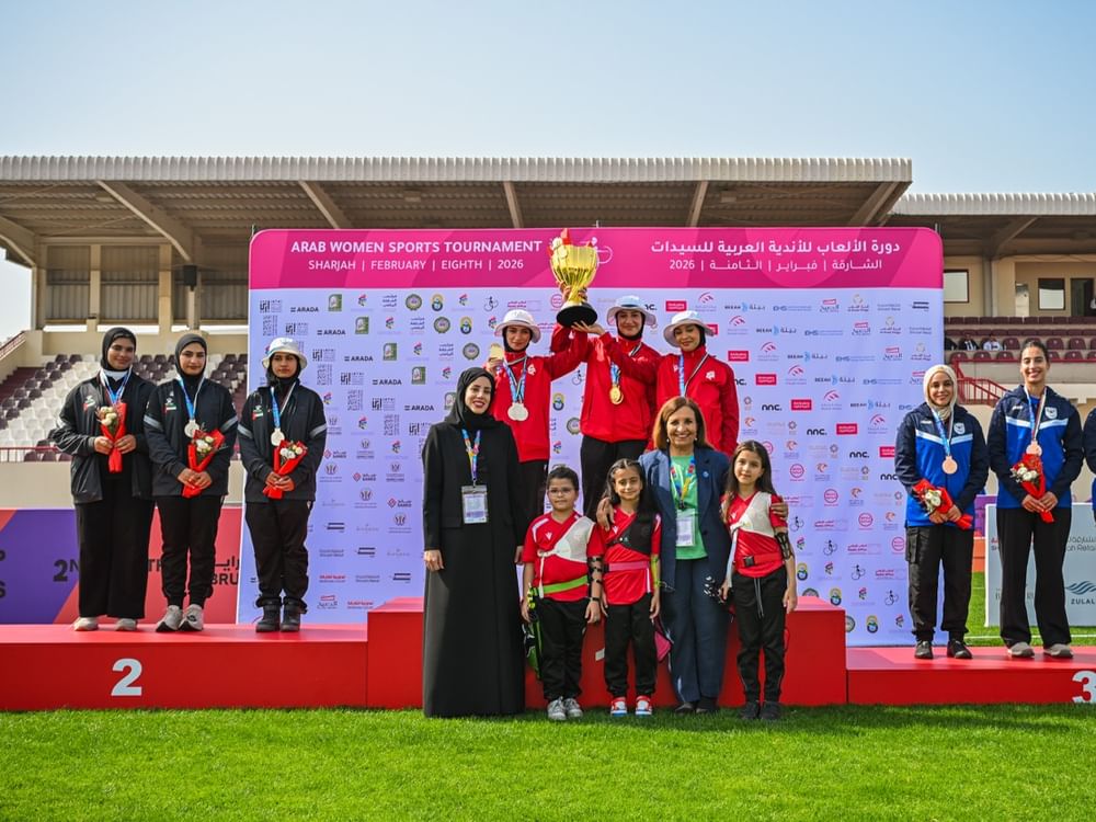 " نادي الشارقة للمرأة" يحصد ذهبيتي الفرق للقوس والسهم في الألعاب العربية للسيدات