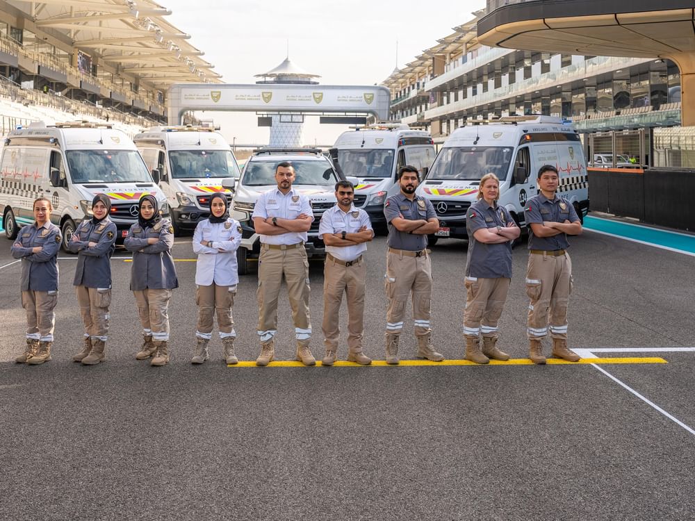 National Ambulance provides integrated emergency medical support at Formula 1 Etihad Airways Abu Dhabi Grand Prix