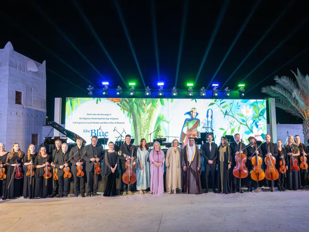 Saud bin Saqr attends world premiere of Finnish musical 'The Blue Bird'