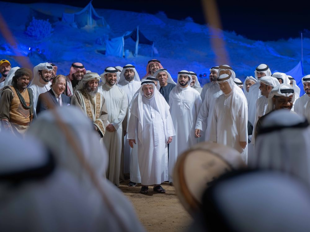 Sharjah Ruler attends opening of 9th ‘Desert Theatre Festival’