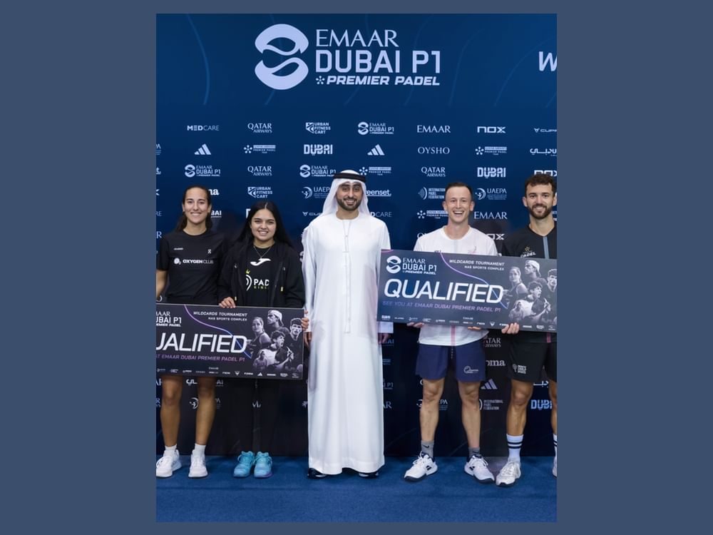 4 لاعبين ولاعبات يتأهلون إلى «دبي بريمير بادل P1»