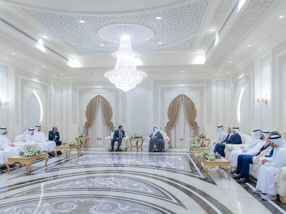 Sharjah Ruler receives sons of reciter Abdul Basit Abdul Samad