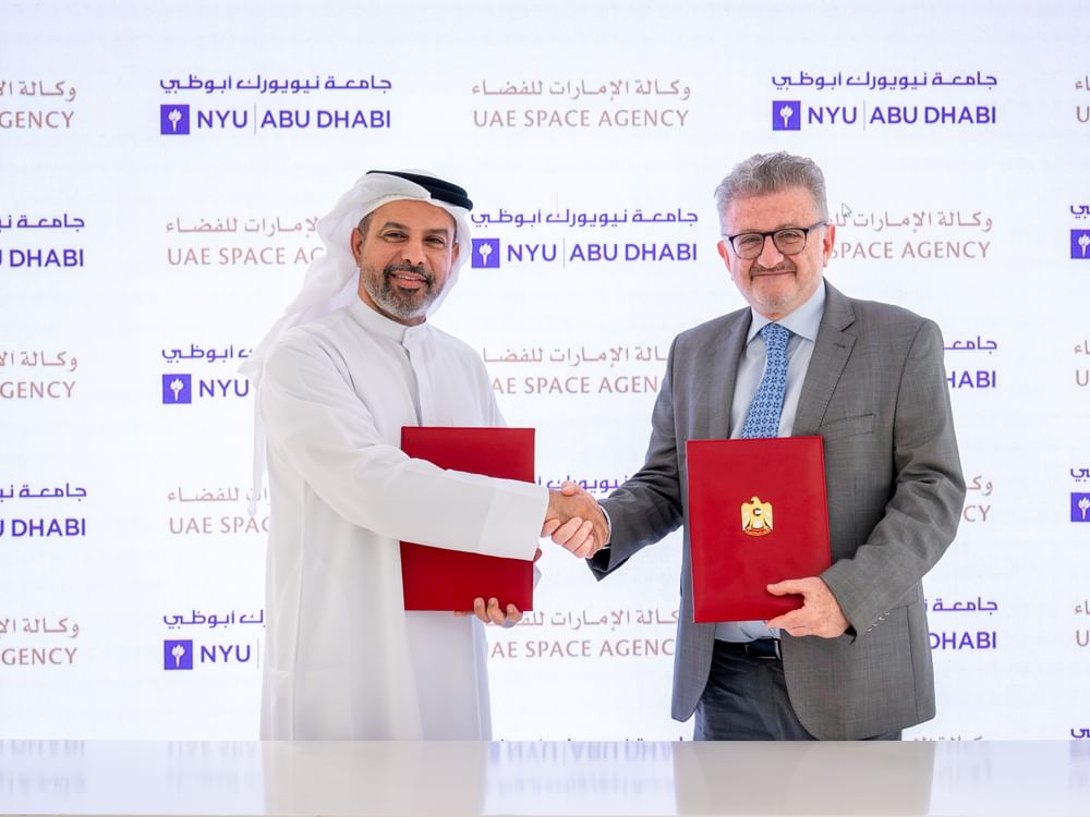 اتفاقية لدعم أبحاث مهمة الإمارات لاستكشاف المريخ بين الإمارات للفضاء ونيويورك أبوظبي