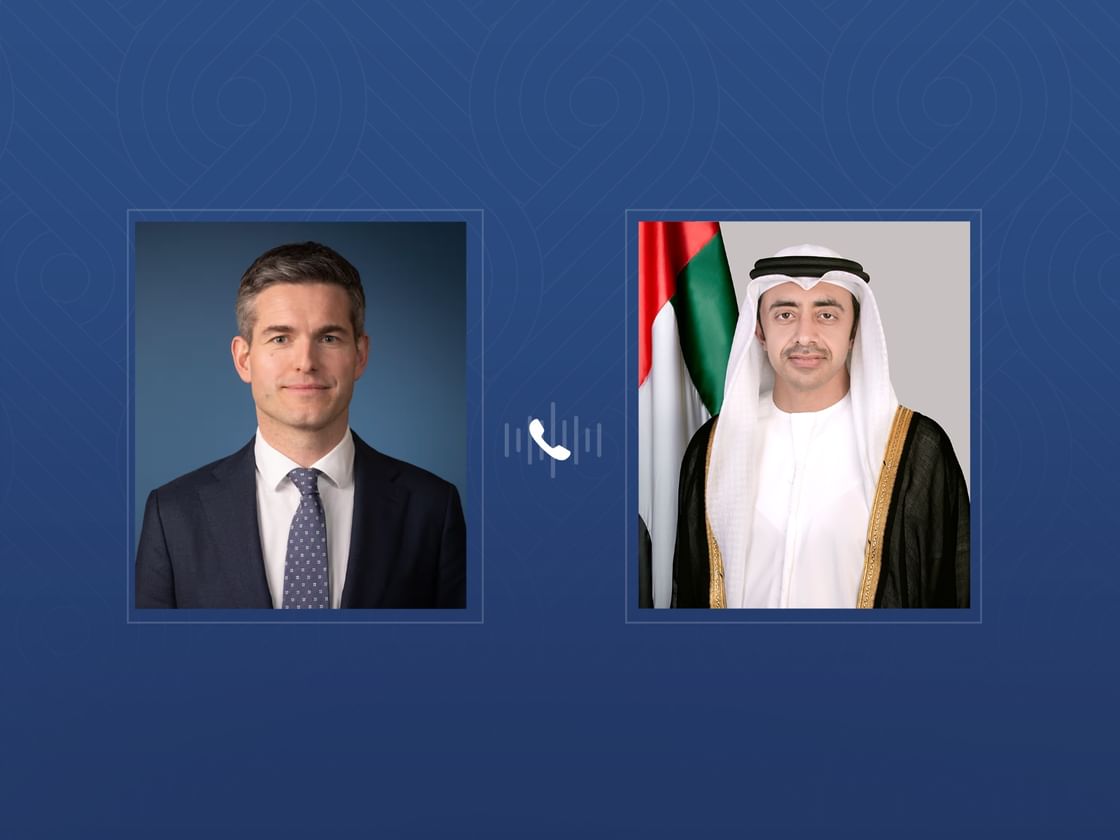 عبدالله بن زايد ووزير خارجية هولندا يبحثان هاتفيا تعزيز العلاقات الثنائية بين البلدين