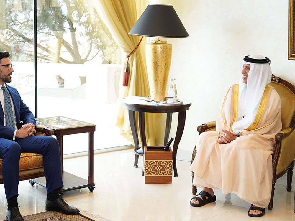 RAK Ruler receives Romanian ambassador