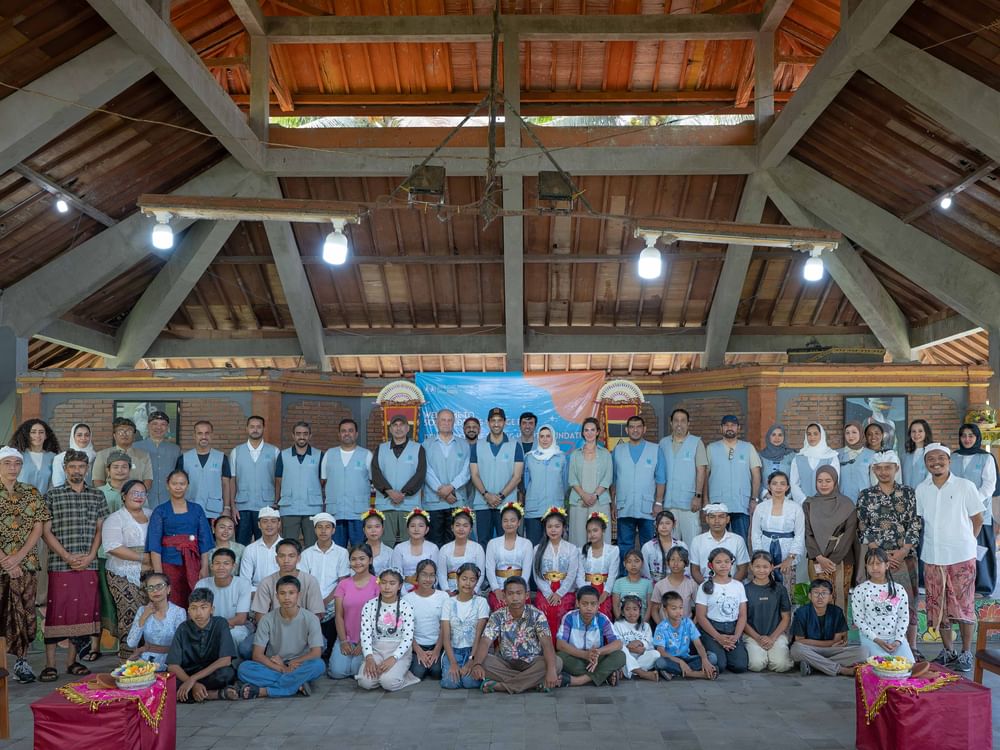 Sultan bin Ahmed visits charitable initiatives in Bali