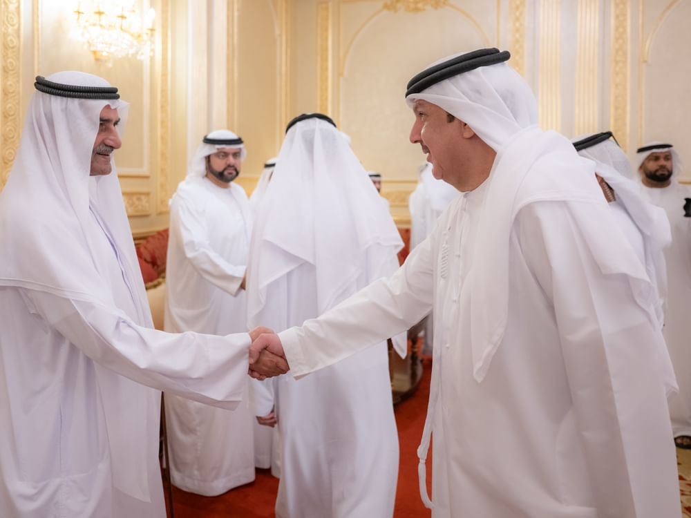 Fujairah Ruler receives Eid Al-Fitr well-wishers