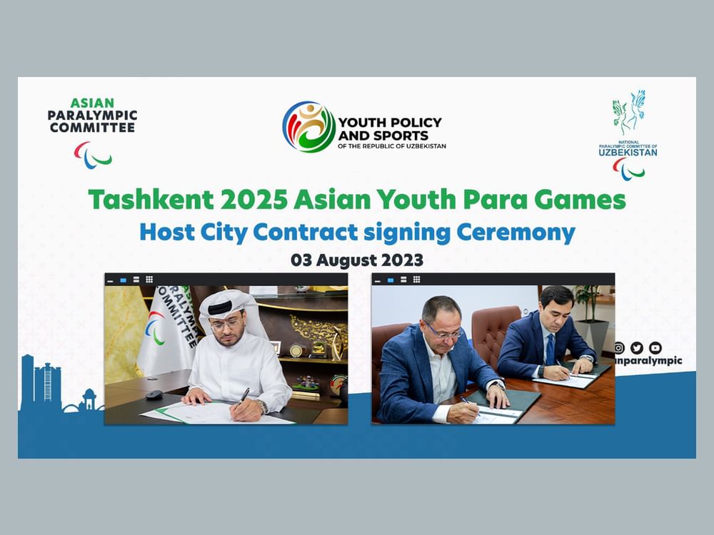 Asian Paralympic Committee signs Host City Agreement for Tashkent 2025 Asian Youth Para Games
