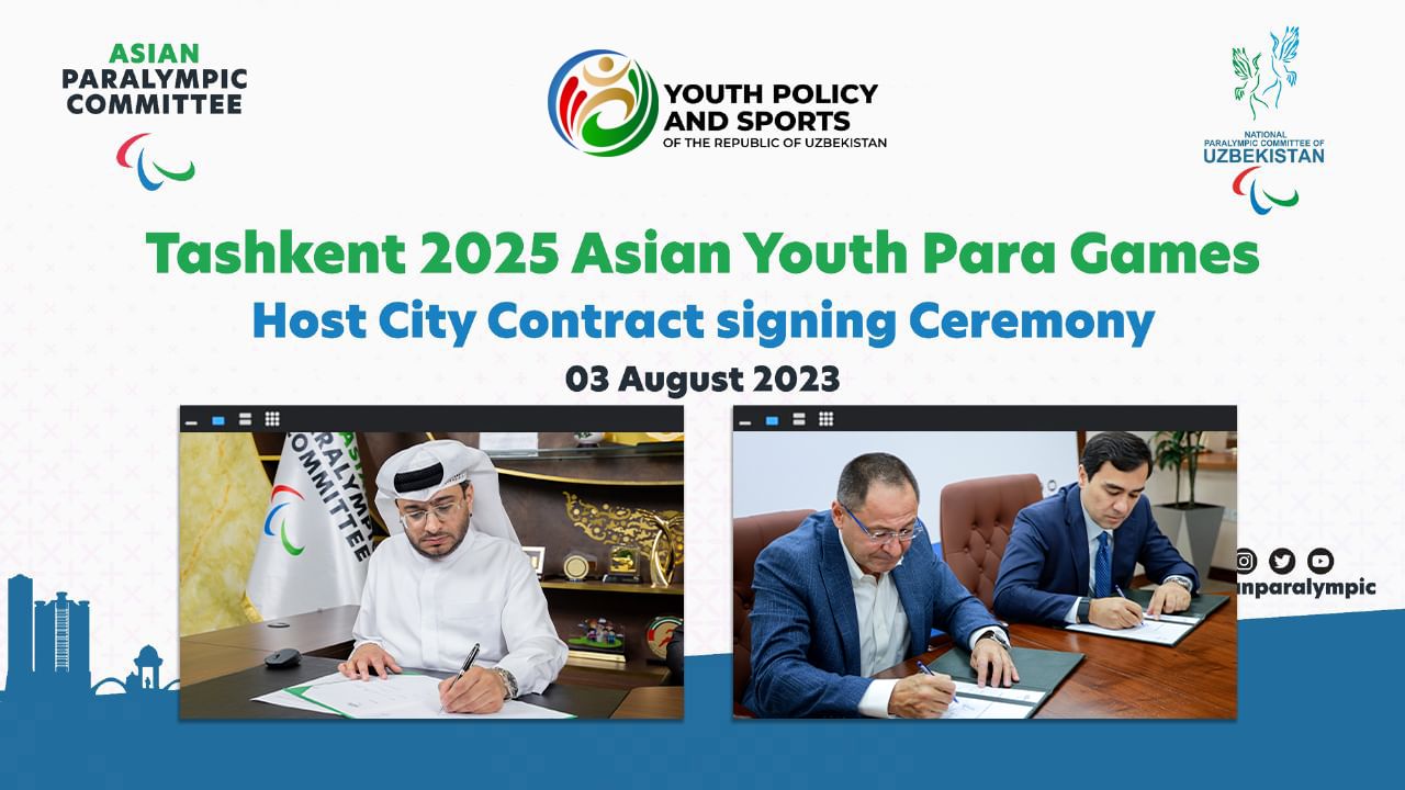 Asian Paralympic Committee signs Host City Agreement for Tashkent 2025