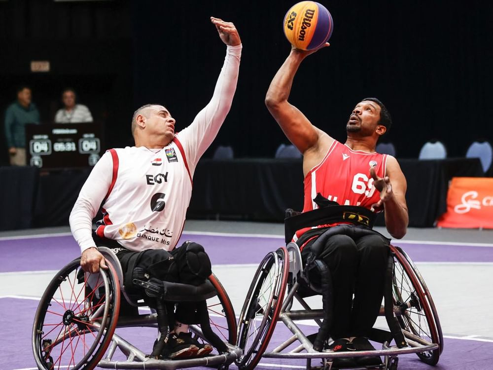 منتخب الإمارات إلى ربع نهائي مونديال السلة على الكراسي المتحركة (3×3)