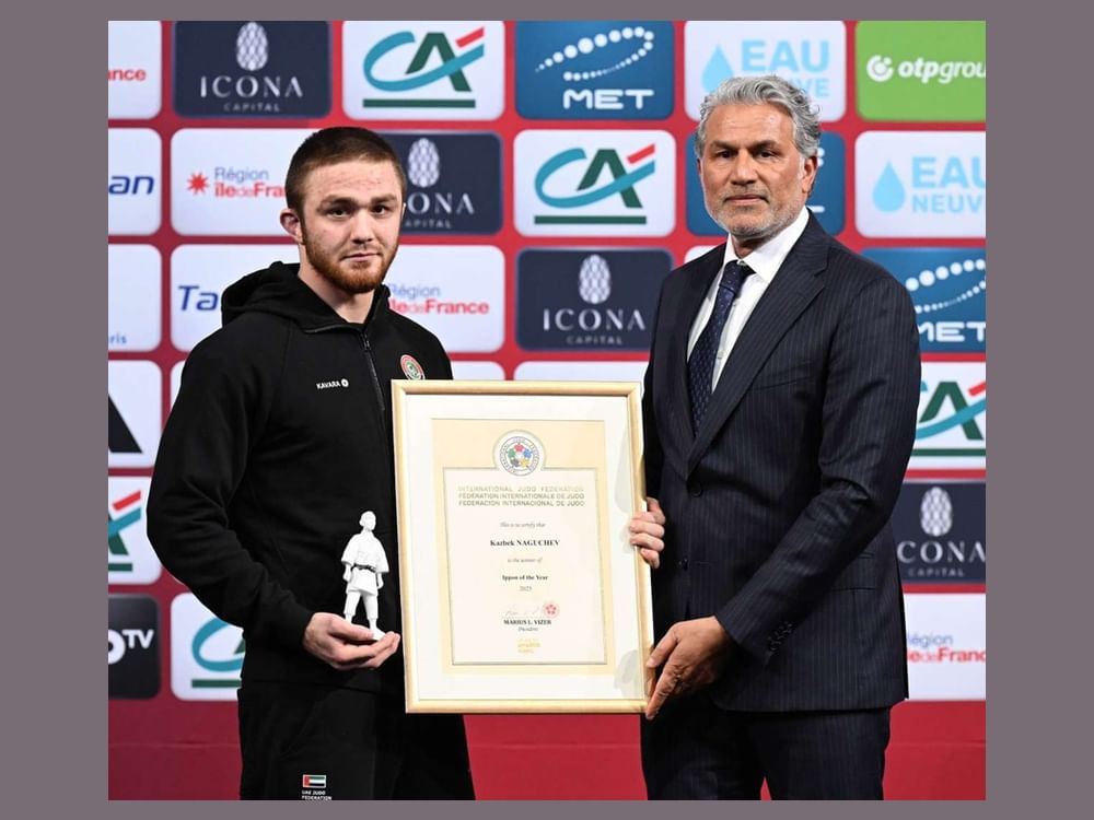 لاعب بمنتخب الإمارات للجودو يحقق أعلى "معدل نقاط" في جوائز الاتحاد الدولي