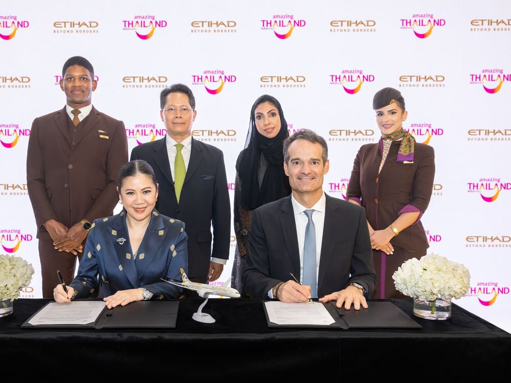 Etihad Airways signs cooperation agreement with Tourism Authority of Thailand