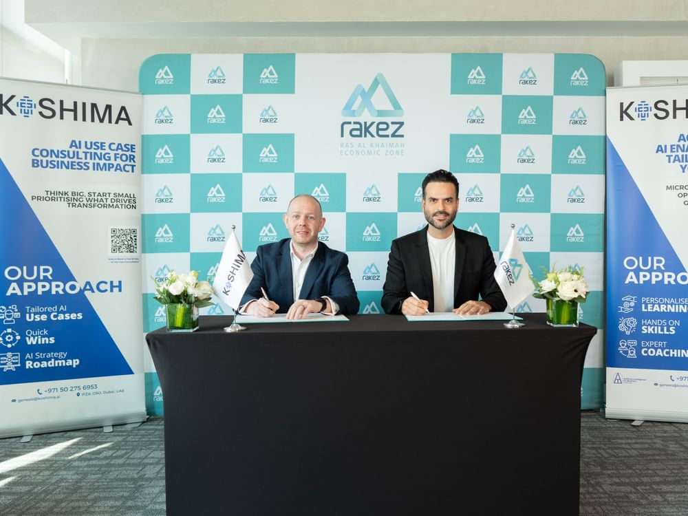 RAKEZ partners with Koshima to boost business efficiency with AI