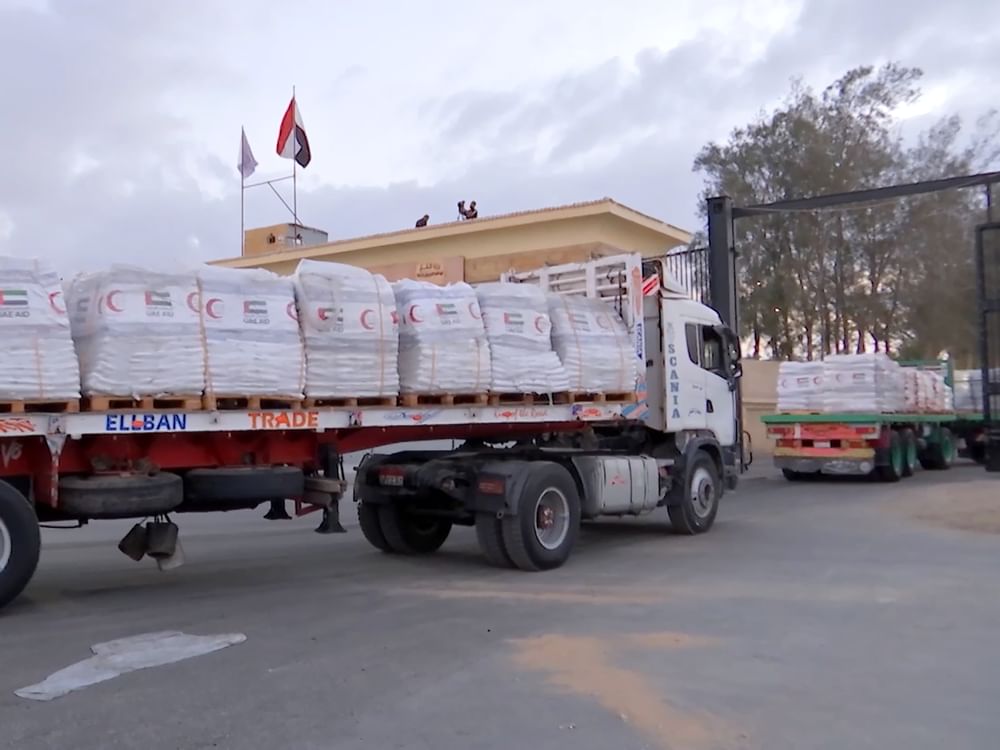 Over 10,000 tonnes of UAE aid entered Gaza Strip