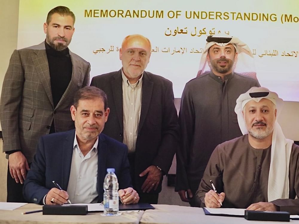 اتحادا الإمارات ولبنان للرجبي يوقعان اتفاقية تعاون مشترك