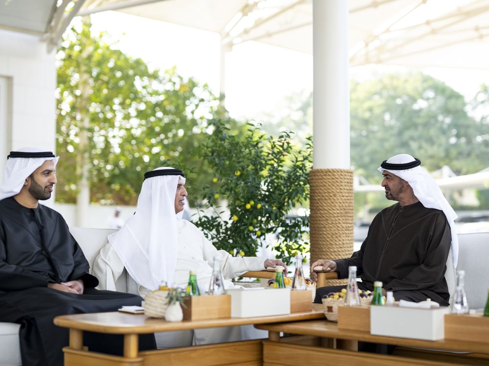 UAE President receives Ruler of Ras Al Khaimah and Crown Prince