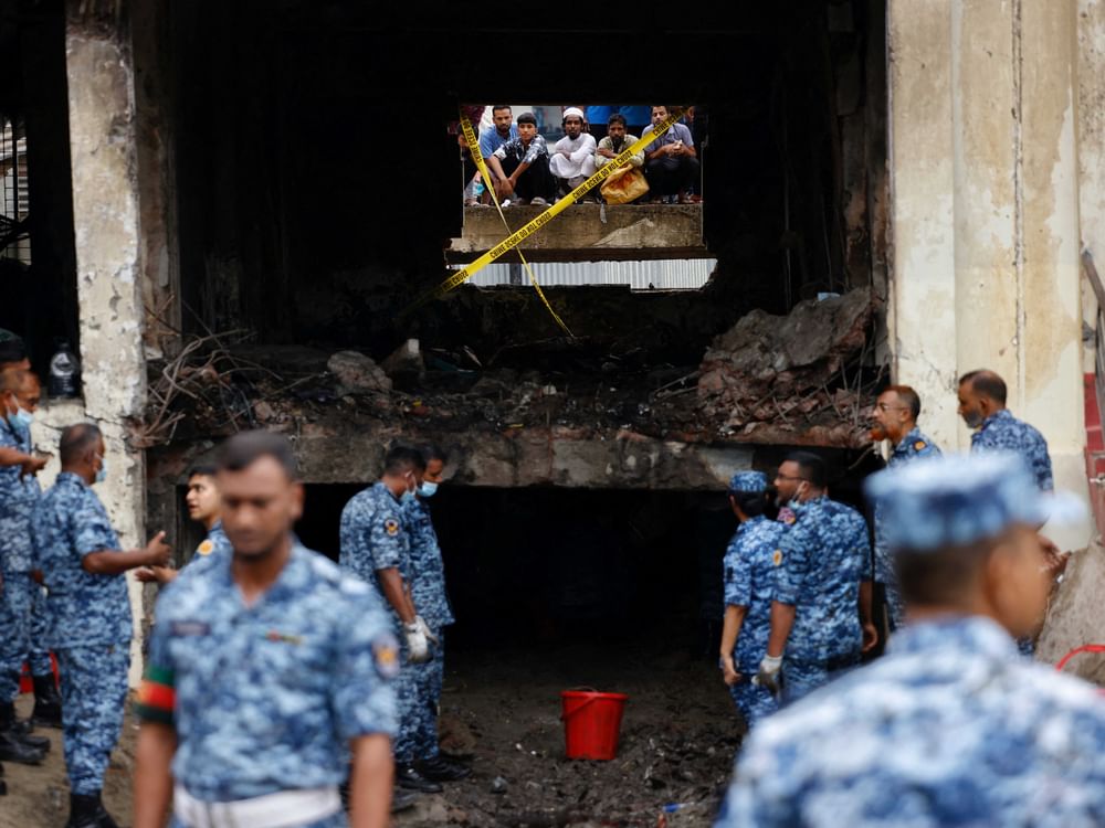 Death toll rises to 27 in Bangladesh air force jet crash