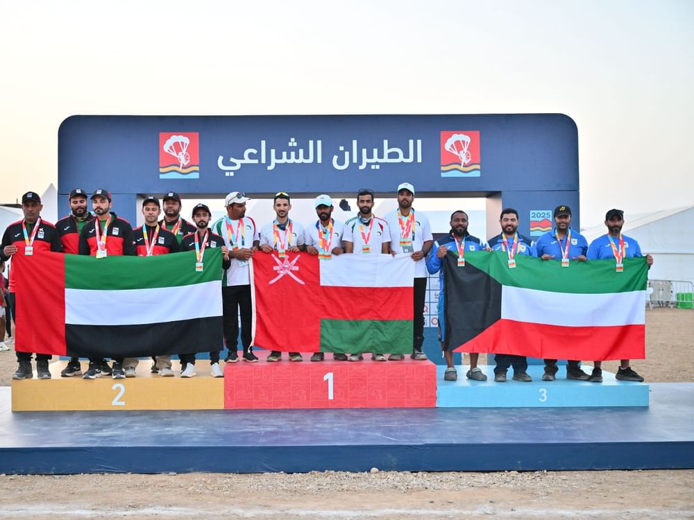 Al Hammadi doubles paragliding gold, secures UAE’s third title at Gulf Beach Games in Oman