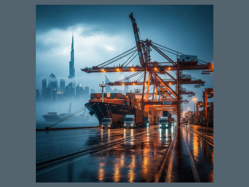 "الموانئ والجمارك والمنطقة الحرة" تصدر إرشادات بشأن لأحوال الجوية السائدة