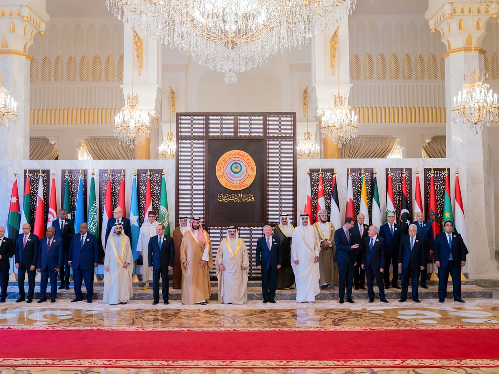 Mohammed bin Rashid attends 33rd Arab League Summit in Bahrain