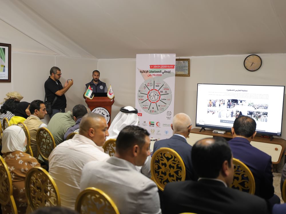 وفد من البرلمان العربي يزور المستشفى الإماراتي العائم في العريش