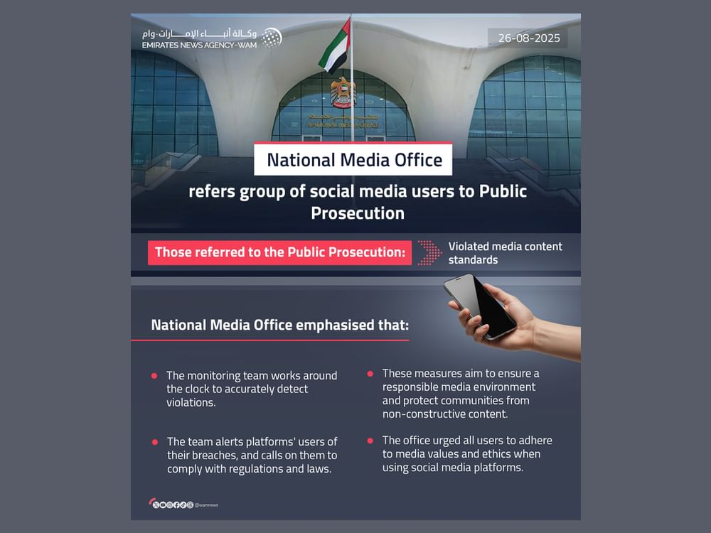 National Media Office refers social media users to Public Prosecution