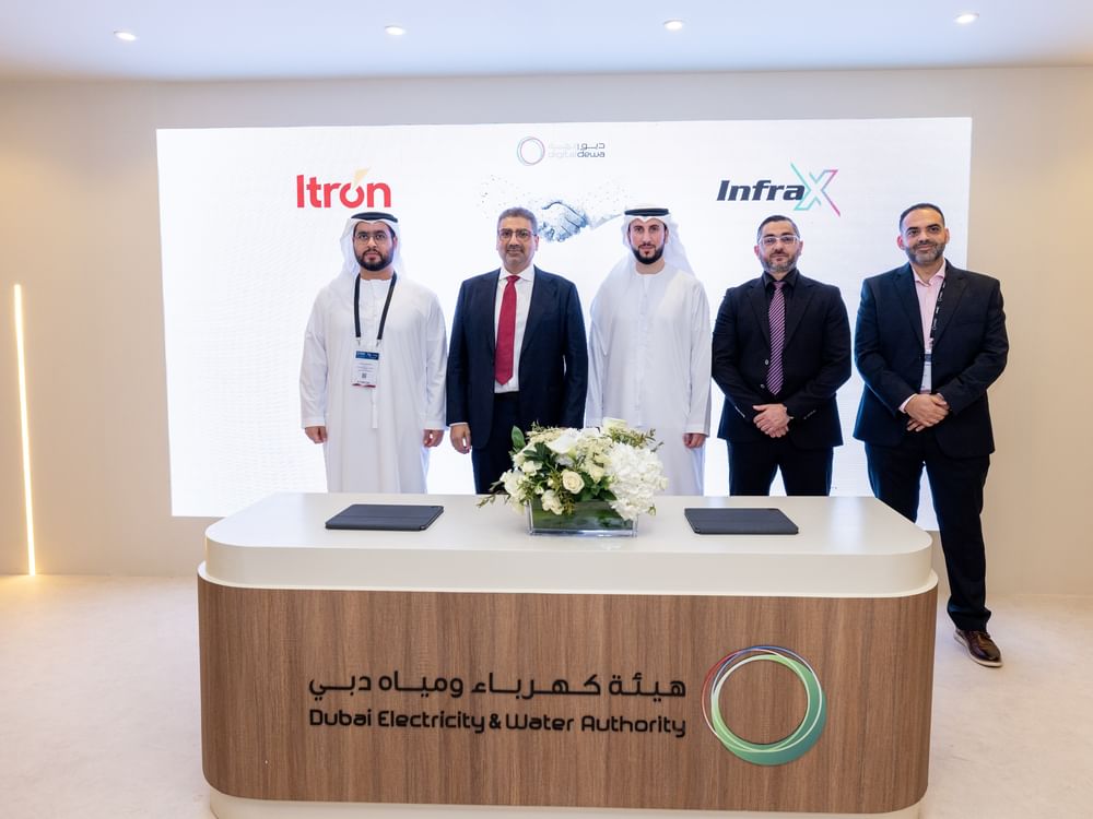 InfraX partners with Itron, MEA-Comm to accelerate smart utility, IoT solutions 