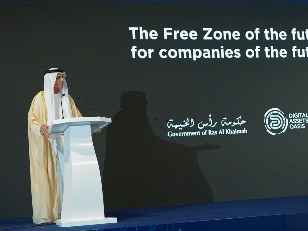 Ruler of Ras Al Khaimah delivers keynote address at official launch event of RAK Digital Assets Oasis