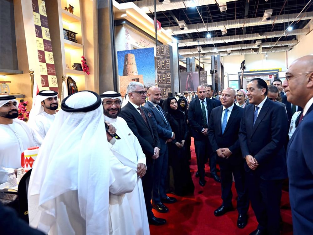 مؤسسة سعود بن صقر لتنمية مشاريع الشباب وغرفة رأس الخيمة يشاركان بـ "معرض تراثنا 2025" بمصر