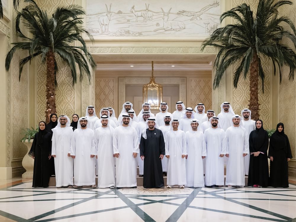 Hamdan bin Zayed receives UAE Cyber Security Council delegation, commends establishment of National Cloud's backup data centres in Al Dhafra Region