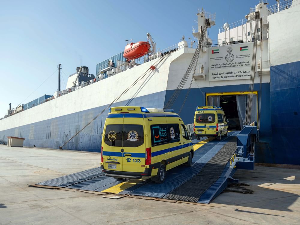 UAE Floating Hospital in Al Arish receives seven new cases